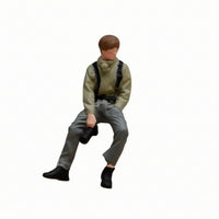 Photo-Taking Resin Figure Realistic Pose 1:64 Scale Display Figurine