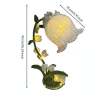 DIY Lily of the Valley Lamp Kit tube Cleaner Floral Luminaire Light House Decoration for Crafters, Girls, Bedroom