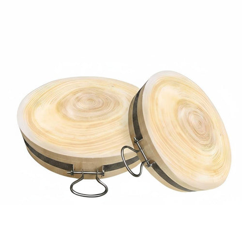 Round Chopping Board, Durable Birch Wood Cutting Board, Thickened for Home & Commercial Use