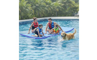 Buoyant Foam Water Floating Mat Layered Floating Mat with XPE Foam Thick Water Recreation Pad Rectangular for Families, Lakes, Pools, Beaches