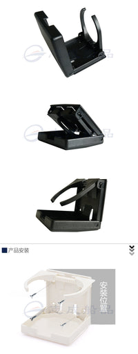 游艇挂式水杯架折叠可收缩改装房车水杯座钓鱼船船用配件