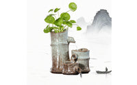 Ceramic Water Spout Compact Size Mini Landscape Water Decoration Natural Look