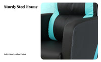 Highrear Reclining Rotating Chair Modern Aesthetic Office Furniture Ergonomic Design Lumbar and Headrest Pillows for Players