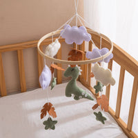 Handmade Felt Crib Mobile Nordic Rex Crib Mobile Calming Design