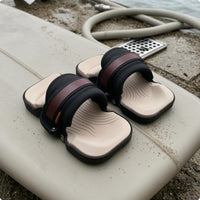 Adjustable Surfboard Foot Straps Hook-and-Loop Water Sport Gear Rigid Base