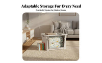 Front-front-accessing Stackable Box Transparent frame Household Storage Large Capacity