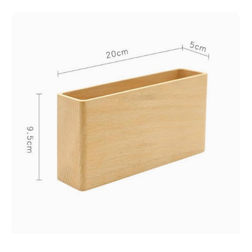 Wood Controller Holder Space Saving No Wall Mount Box Minimalist Decor