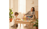 Wooden Memory Game with Tray Educational Wooden Memory Matching Game