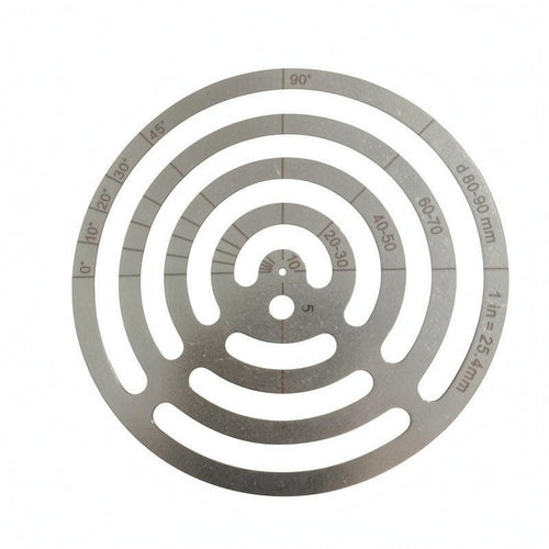 Round Leather Ruler Compact Craft Tool Long-Lasting for Handcraft Users