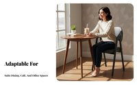 Triangular-Frame Armchair Modern Design Dining Chair Comfortable Padding Ergonomic Design for Cafe Owners, Interior Designers