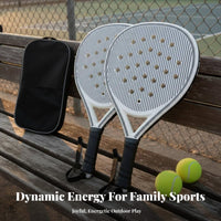 Exterior Door Paddle Sphere Racket Non-Slip Grip Padel Racket Set Beach Racket Sport Paddle High Elasticity Face Sports