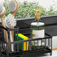 Self-Draining Sink Organizer Base Tray Kitchen Sink Organizer Easy to Clean Household Storage