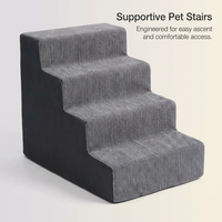 Pet Sofa Bed Access, Dog Small Dogs, Washable Steps, High Density Foam Pet Ramp, Gentle Slope Dog St - Image 2