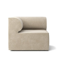 configurable Fabric Sofa Minimalist aesthetic L-Shaped Sofa with Ottoman Soft Upholstery Lowoutline for Design aficionados
