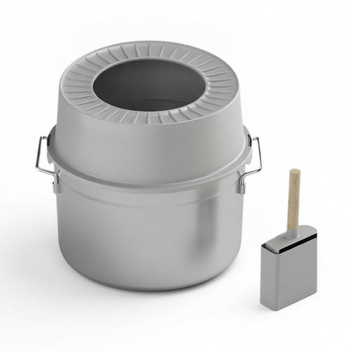 Stainless Steel Feline Litter Pan Feline Pet Litter Pan with Handle Easyhygienic Pet Supply for Home