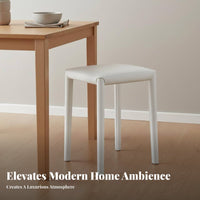 Stackable Saddle Stool Space-Saving Dining Seat Minimalist Design for Homeowners