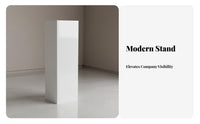 Baked Paint Finish Square Display Column Multi-Functional Square Display Plinth Long-Lasting Rectangular Column Stand Heavy Duty for Event Planners, Exhibitors, Retail Stores, Exhibitions, Trade Exhibit S, Window Displays