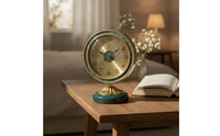 Desktop Clock with Pedestal Base Compact Timepiece Silent for Bedside Table