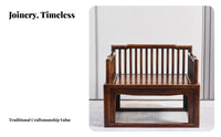 New Chinese aesthetic Lowsilhouette meditative Armchair durable Wood Construction Meditation Seat Supportive spinerest Household Furniture spine Support for Meditators, Home Decor aficionados, Seniors, Living Room, Bedroom, Lounging, Working