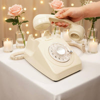 DIY Audio Guestbook Phone Voice Recording Rotary Phone Guestbook Easy to Use for Couples, Brides, Wedding, Party, Event