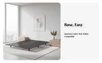 Floating Bed Frame Headboard Bedroom Furniture Minimalist Design Mattress Support for partners, Homeowners, Apartment, Guest Room