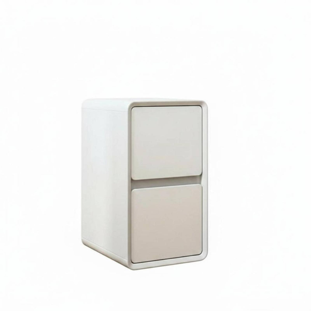 Nightstand with Drawers Space-Saving Design 2-Drawer Bedside Table Nordic
