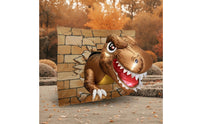 Inflatable Dinosaur Car Decoration Cartoon Dinosaur Trunk Inflatable Oversized Vehicle Trick-or-Treating Decor for Garage