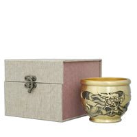 Brass Ashtray Easy to Clean Antique Brass Ashtray Heat-Resistant