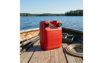 Leakproof Marine Fuel Tank with Hose Spill-Resistant Portable Fuel Tank with Hose Sturdy Rugged for Boaters, Boats