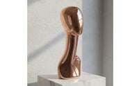 Hat Mannequin Head Long Extended Neck Hairpiece Stand Head Smooth Glossy Finish Hat Display Stand for Salon