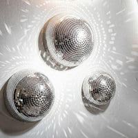 跨境新款迪斯科半球disco ball炫彩球反光彩色片半球婚庆舞台镜面
