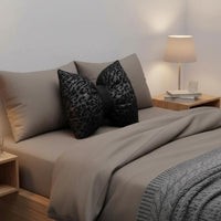 Butterfly Sofa Cushion Soft Leopard Print Cushion Textured