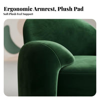 Upholstered Single Sofa Nordic Design Accent Chair Modern Minimalist Plush Upholstery for Homeowners, Business Owners, Bedroom