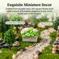 Miniature Garden Ornaments Fairy Garden, Resin Fairy Garden Accessories, Matte White Fairy Garden Figurines Australia, Micro Landscape Decor