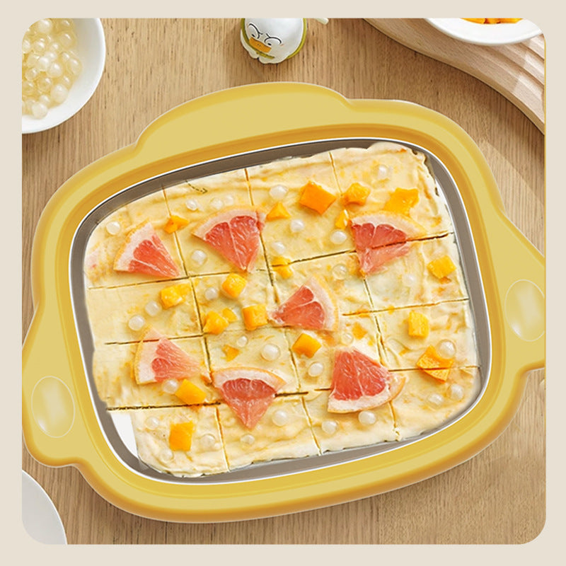 New Household Homemade Fried Ice Machine 304 Stainless Steel Fried Ice Pan Multi-purpose Fried Yogurt Fried Ice Cream Fried Ice Machine