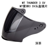 MT-V-19 Helmet Visor for MT Thunder 3 SV JET Helmet, CE Certified