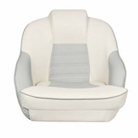 Pilot's Bucket Seat High-Back Helmsman Seat Extended-Use Comfort for Captains, Anglers, Yachts