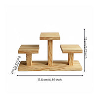 Tabletop Display Rack Staircase-Design Stair-Step Display Stand Space-Saving