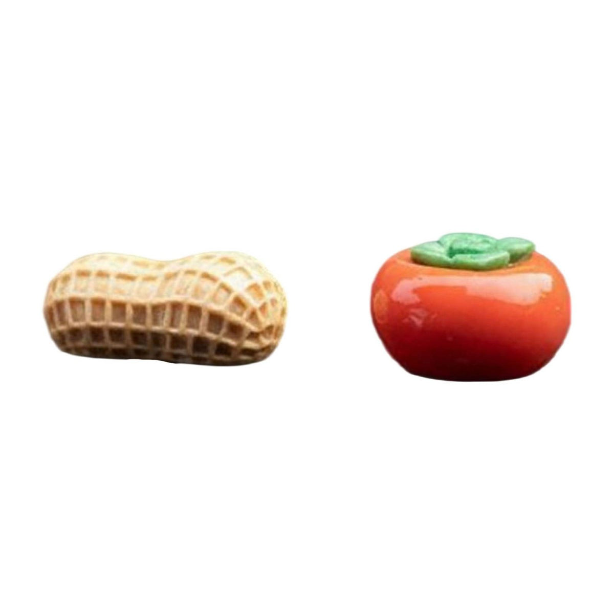 2 Pieces Persimmon Peanut Car Ornament Self for Women, New Drivers