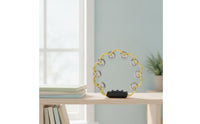 Tambourine with Grip Handle Comfortable Tambourine with Handle Grip Easy to Hold Hand Percussion Instrument for Beginners