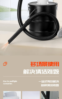 Spray-Coated Cyclone Dust Collector, Stainless Steel, Easy to Clean
