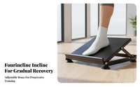 Adjustable Slant Board Padded Surface Foot Incline Stretcher Portable for Adults