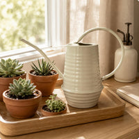 Long Spout Watering Can Rust-Resistant Garden Tool Ergonomic Handle Sprinkling Pot for Home