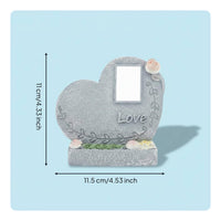Pet Grave Marker Garden Decor Pet Tombstone Ornament Weather-Resistant for Yard