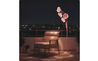 Flower Floor Lamp Modern Floral Floor Lamp Slim Sculptural for Readers, Living Room, Bedroom