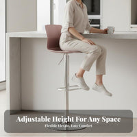 Adjustable rotating Stool with rear supportrest Modern Minimalist Seating Furniture