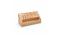 Wooden Tool Rack Multifunctional Screwdriver and Stand 53 Holes for Garage