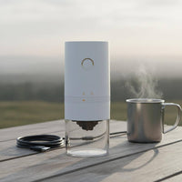 Portable Electric Coffee Grinder Transparent Powder Container Universal Serial Bus Replenishable Coffee Grinder Automatic