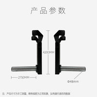 加强版小型行走训练器杠铃训练杆爆发力耐力训练农夫行走杆