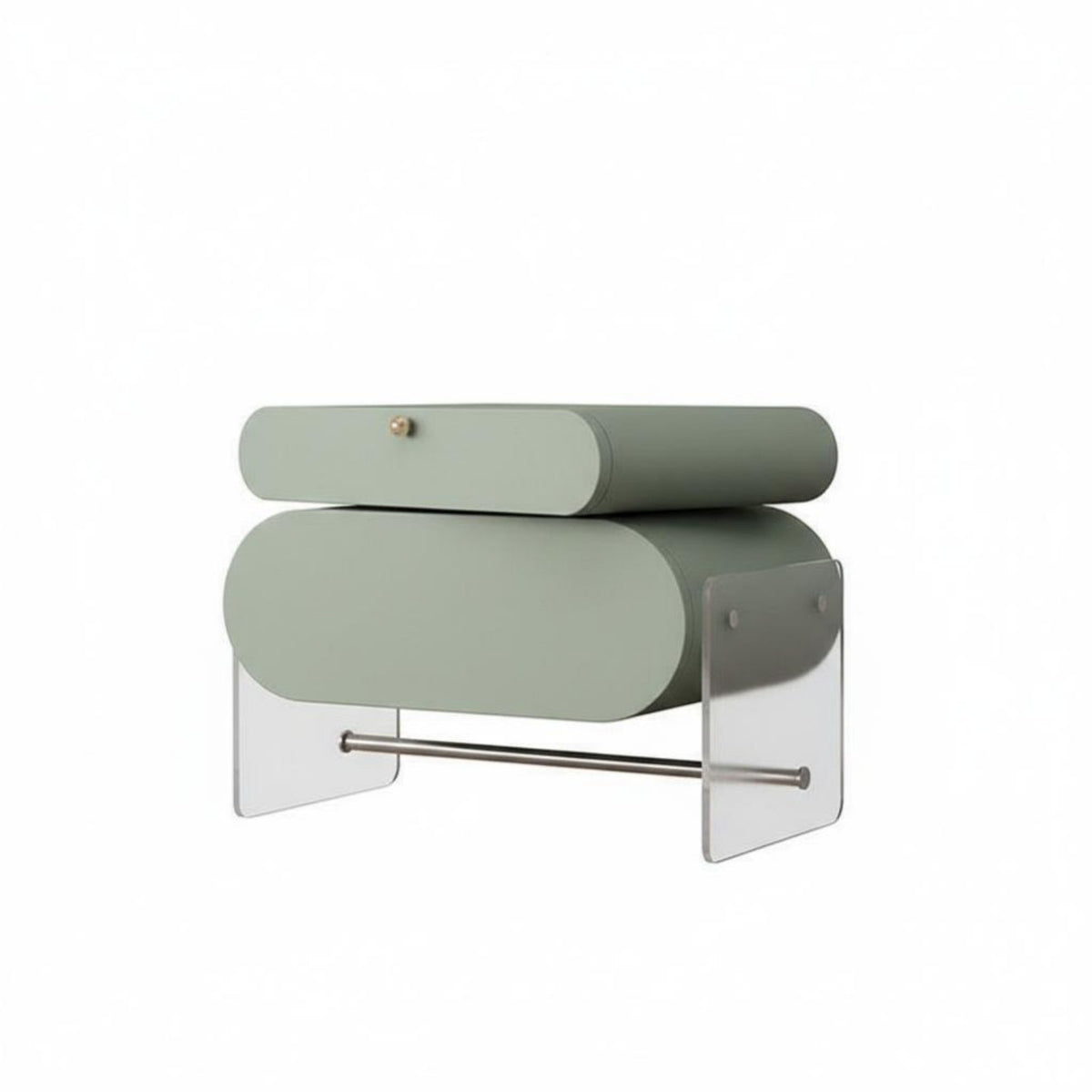Wall-Mounted Nightstand clean contemporary design aesthetic Storage Cabinet Minimalist design design aesthetic